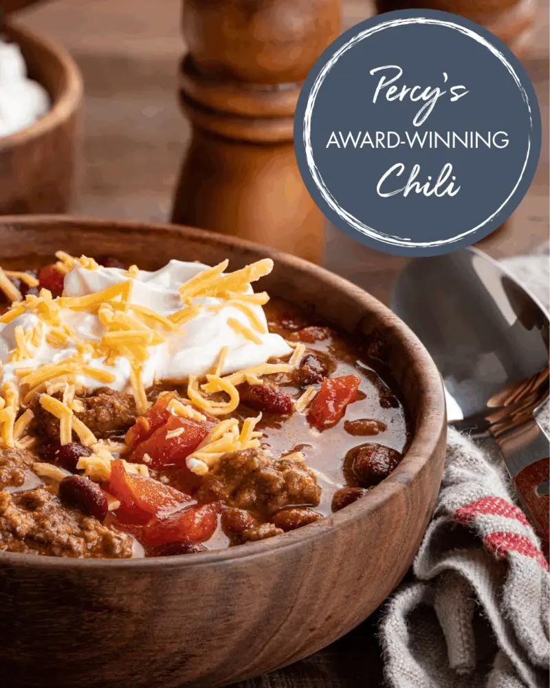 Percy’s Award-Winning Chili