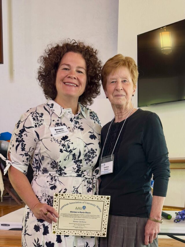 Last week, Second Harvest’s own Bonnie DeMotte received the American Association of University Women’s Gateway to Equity Award in recognition of the vision and dedication behind Second Harvest’s work in Sharpsburg.

From the Community Thrift Store to Harvest on Main Community Market, Bonnie’s leadership has helped create spaces that meet the community’s material and relational needs — reducing barriers to affordable essentials while building places where neighbors feel welcomed, known, and cared for.

Bonnie would be the first to say this work has always belonged to a community of neighbors, volunteers, staff, and partners who have built Second Harvest together along the way. We were especially glad that longtime volunteer Lindsay Totten could be there to celebrate with Bonnie last week.

Drop a 🎉 in the comments to congratulate Bonnie and the team on this meaningful honor — and to celebrate a community that continues to show what’s possible when neighbors come together with care, dignity, and hope.

#AmericanAssociationofUniversityWomen #AAUW #GatewaytoEquity