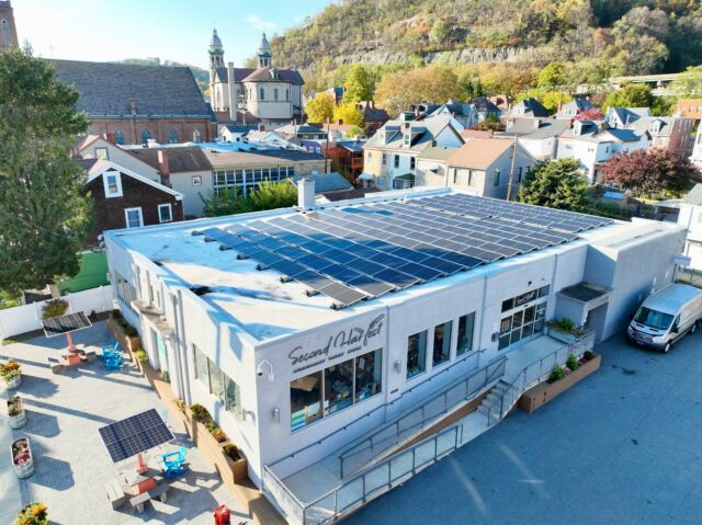 ☀️ A little extra sunshine is going a long way at Second Harvest.

Our rooftop solar array at the Community Thrift Store generates more energy than the store needs. And now, that energy is helping power more of our work.

Over the last year, the excess energy generated by our solar array earned Second Harvest thousands of dollars in annual utility credits—enough to cover nearly two months of electric bills at Harvest on Main.

And the panels are still putting that summer sunshine to work. In our most recent billing period, the thrift store generated nearly 2,445 kWh more electricity than it used—continuing to build credits that can help offset the market’s energy costs.

It’s one more way we’re making every resource go further: an investment helping power one Second Harvest program is now reducing the operating costs of another, keeping more of our resources focused on what matters most—meeting community needs.

Soaking up the sunshine. Lowering costs. Powering more good in our community. ☀️