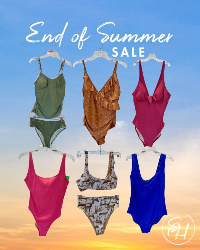 Summer’s not over quite yet. ☀️

And neither is our End of Summer Sale — but tomorrow is your last day to save 50% on shorts, sandals + swimwear.

A little something for one last pool day, a warm-weather getaway, or next summer’s stash. 🩴👙

Shop the sale through Friday, September 4!

📍 Second Harvest Community Thrift Store