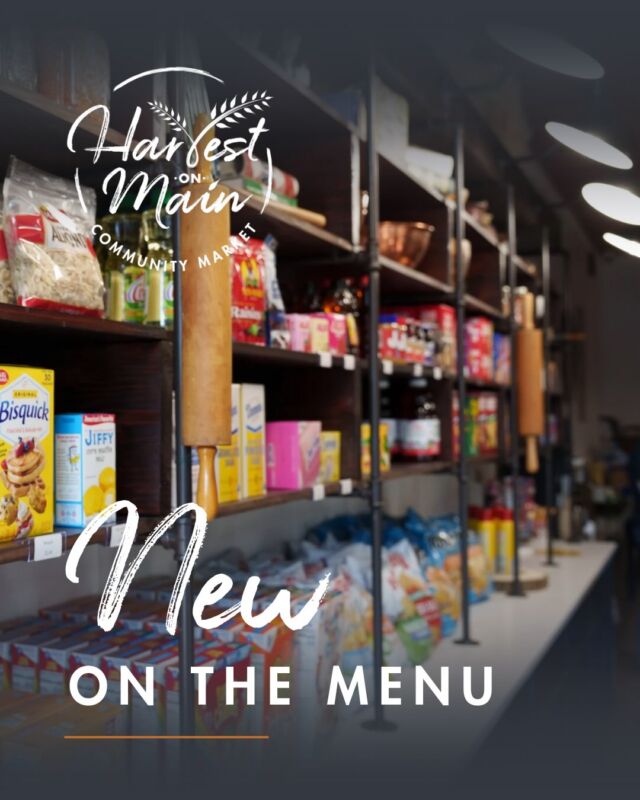 A few stars of the September menu ⭐️

This week’s lineup is making it very hard to pick a favorite:
🍽️ Wednesday: French Onion Turkey Meatballs
🍎 Thursday: Apple Cider Glazed Pork Chop with Roasted Potatoes
🥐 Friday: Bacon, Caramelized Onion & Gruyère Strata

Made fresh by Chef Blakely and ready to make breakfast, lunch, or dinner a whole lot easier.

Stop in, grab your favorite and keep an eye on our September menu for what’s coming out of the kitchen next.

📍 Harvest on Main Community Market
Monday–Friday | 10am–6pm