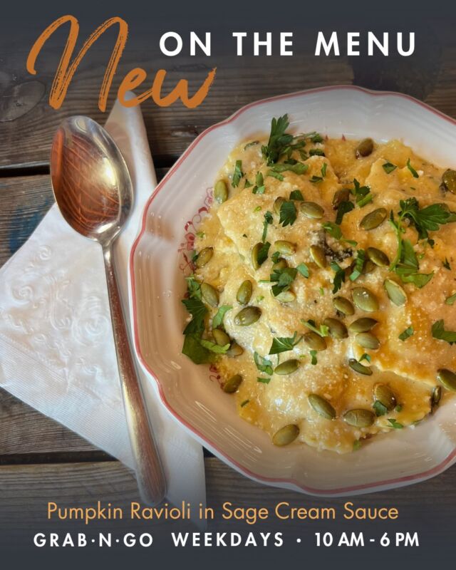 New on the menu this week! 

Pumpkin Ravioli in Sage Cream Sauce & Spinach Artichoke Dip. 

Stop in and grab a container for a fresh and delicious dinner! Sold ready to heat at home. 

📍 Harvest on Main Community Market
808 Main Street, Sharpsburg
Monday–Friday | 10 AM–6 PM